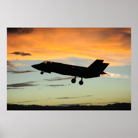 Poster F-35 Éclair II (Devant)