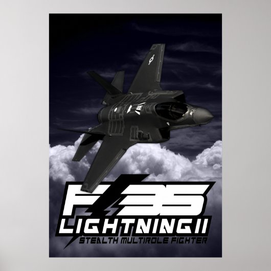 Poster F-35 Éclair II (Devant)