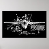 Poster F-35 Éclair II Imprimer (Devant)