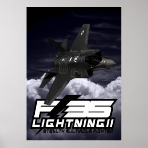 Poster F-35 foudre II