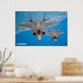 POSTER F-35A ÉCLAIRAGE II (Cuisine)