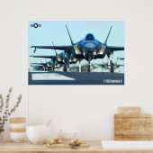 POSTER F-35A ÉCLAIRAGE II (Cuisine)