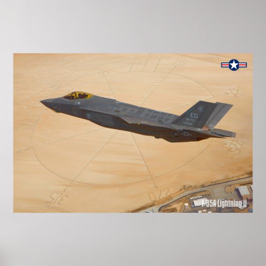 POSTER F-35A ÉCLAIRAGE II (Devant)