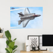 POSTER F-35A ÉCLAIRAGE II (Bureau à domicile)