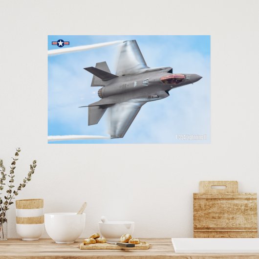 POSTER F-35A ÉCLAIRAGE II (Cuisine)
