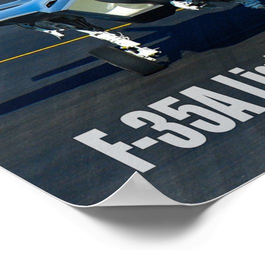 POSTER F-35A ÉCLAIRAGE II (Coin)