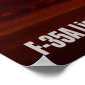 POSTER F-35A ÉCLAIRAGE II (Coin)