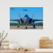 POSTER F-35A ÉCLAIRAGE II (Cuisine)
