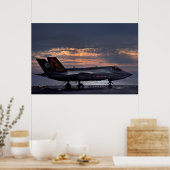 Poster F-35B Éclair II (Cuisine)