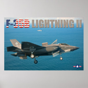 POSTER F-35B ÉCLAIRAGE II