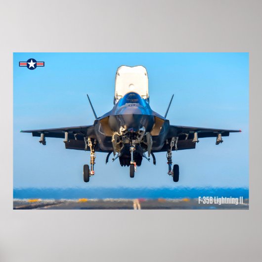 POSTER F-35B ÉCLAIRAGE II (Devant)