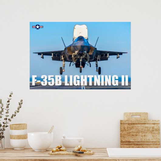 POSTER F-35B ÉCLAIRAGE II (Cuisine)