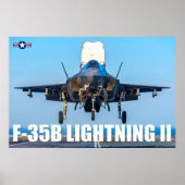 POSTER F-35B ÉCLAIRAGE II (Devant)