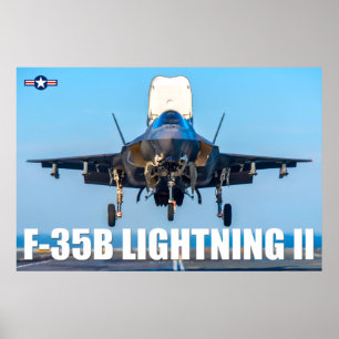 POSTER F-35B ÉCLAIRAGE II