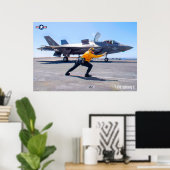 POSTER F-35B ÉCLAIRAGE II (Bureau à domicile)