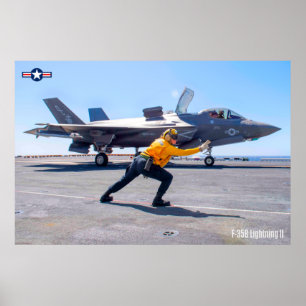 POSTER F-35B ÉCLAIRAGE II