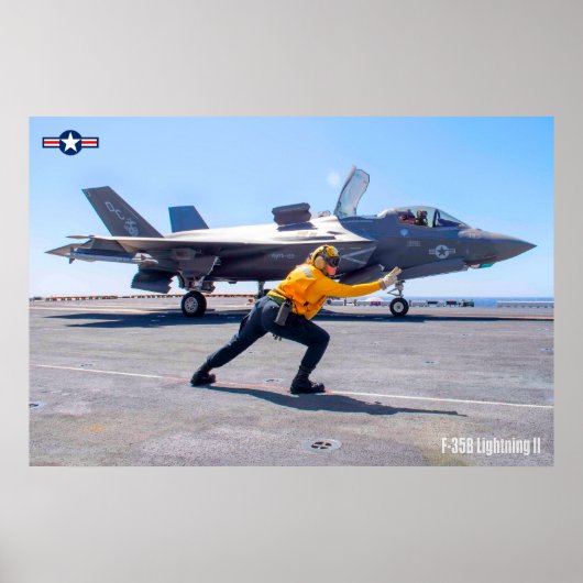 POSTER F-35B ÉCLAIRAGE II (Devant)
