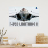 POSTER F-35B ÉCLAIRAGE II (Cuisine)