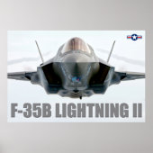 POSTER F-35B ÉCLAIRAGE II (Devant)