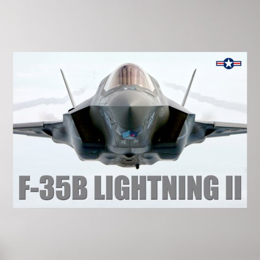 POSTER F-35B ÉCLAIRAGE II (Devant)