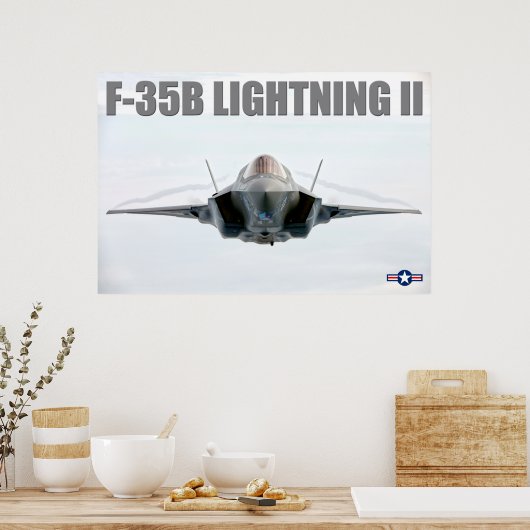 POSTER F-35B ÉCLAIRAGE II (Cuisine)
