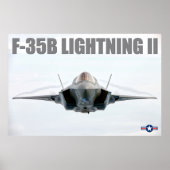 POSTER F-35B ÉCLAIRAGE II (Devant)