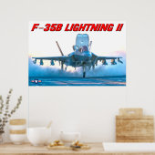POSTER F-35B ÉCLAIRAGE II (Cuisine)