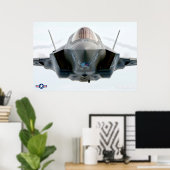 POSTER F-35B ÉCLAIRAGE II (Bureau à domicile)