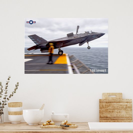 POSTER F-35B ÉCLAIRAGE II (Cuisine)