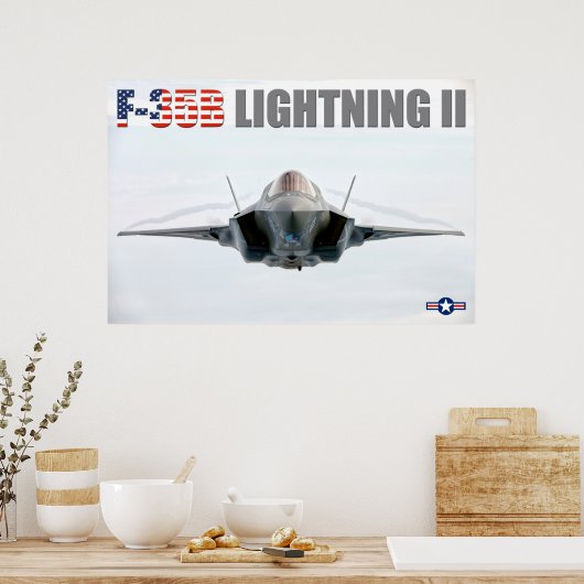 POSTER F-35B ÉCLAIRAGE II (Cuisine)