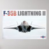POSTER F-35B ÉCLAIRAGE II (Devant)