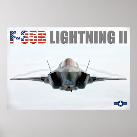 POSTER F-35B ÉCLAIRAGE II (Devant)