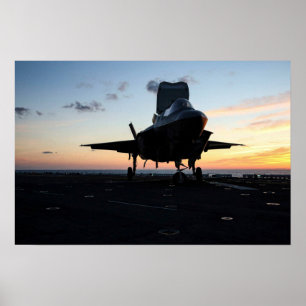 Poster F-35B Lightning II Aircraft