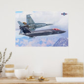 POSTER F-35C ÉCLAIRAGE II (Cuisine)
