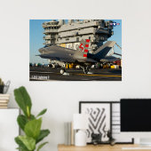 POSTER F-35C ÉCLAIRAGE II (Bureau à domicile)
