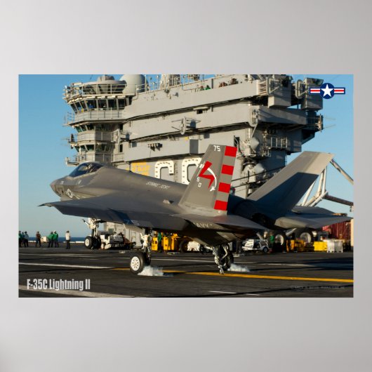 POSTER F-35C ÉCLAIRAGE II (Devant)