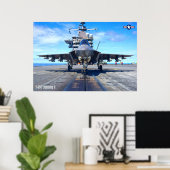 POSTER F-35C ÉCLAIRAGE II (Bureau à domicile)
