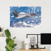 POSTER F-35C ÉCLAIRAGE II (Bureau à domicile)