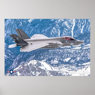 POSTER F-35C ÉCLAIRAGE II