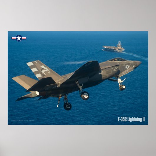 POSTER F-35C ÉCLAIRAGE II (Devant)