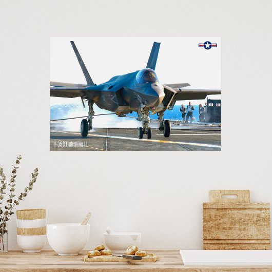 POSTER F-35C ÉCLAIRAGE II (Cuisine)