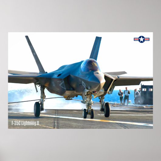 POSTER F-35C ÉCLAIRAGE II (Devant)