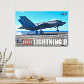 POSTER F-35C ÉCLAIRAGE II (Cuisine)