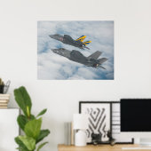 Poster F-35C Lightning II (Bureau à domicile)