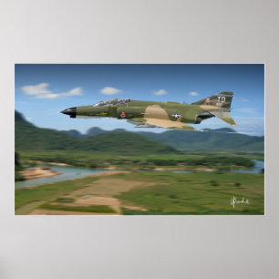 Poster "F-4 Passe basse"