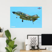 POSTER F-4 PHANTOM (Bureau à domicile)