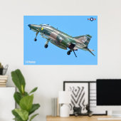 POSTER F-4 PHANTOM (Bureau à domicile)