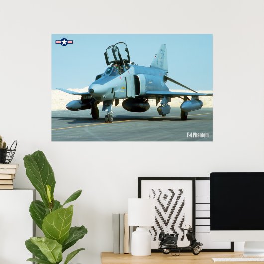 POSTER F-4 PHANTOM (Bureau à domicile)