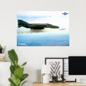 POSTER F-4 PHANTOM (Bureau à domicile)