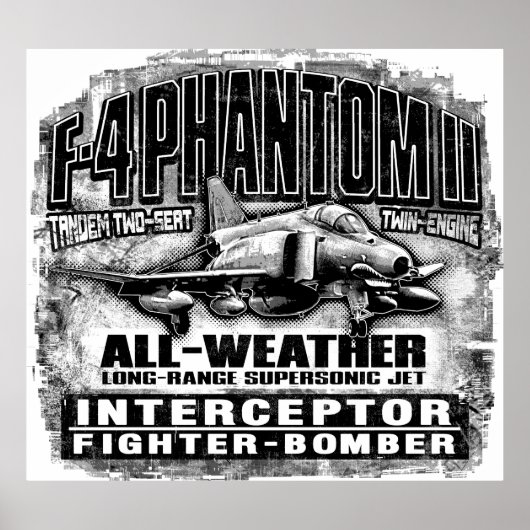 Poster F-4 Phantom II (Devant)